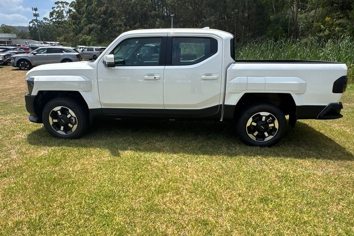 2025 Kia Tasman SX+ TK MY26 4X4 Dual Range Clear White (UD)