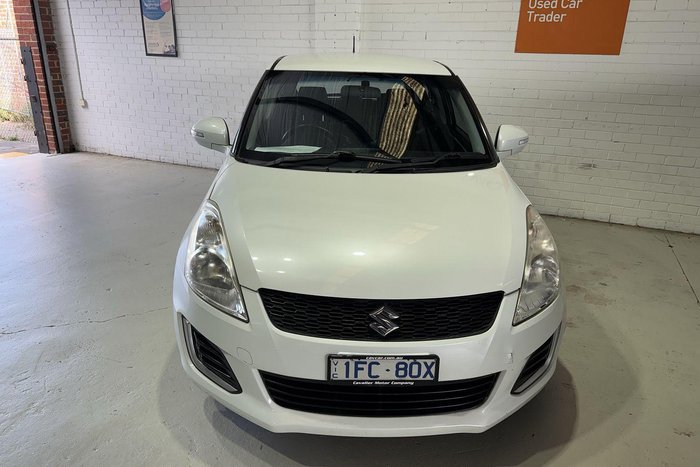 2014 Suzuki Swift GL FZ MY14 Snow White