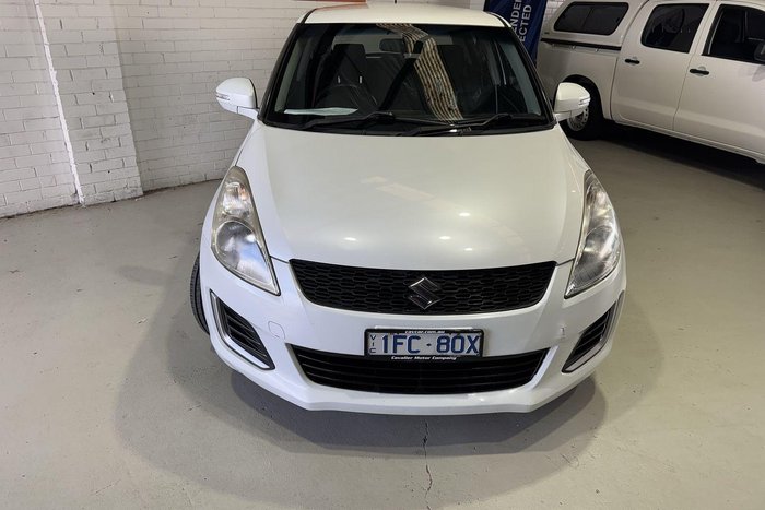 2014 Suzuki Swift GL FZ MY14 Snow White