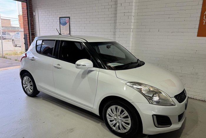 2014 Suzuki Swift GL FZ MY14 Snow White