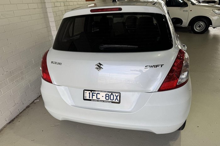 2014 Suzuki Swift GL FZ MY14 Snow White