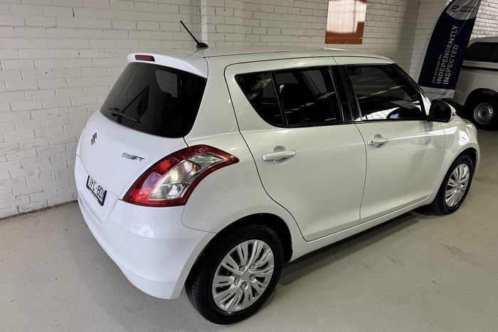2014 Suzuki Swift GL FZ MY14 Snow White