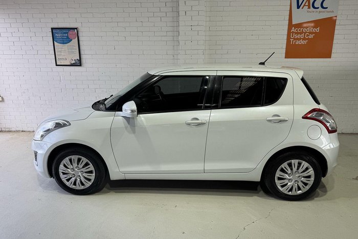 2014 Suzuki Swift GL FZ MY14 Snow White