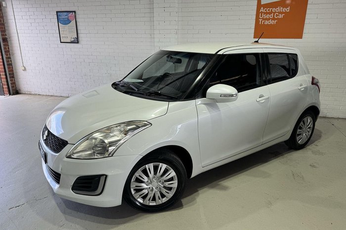 2014 Suzuki Swift GL FZ MY14 Snow White