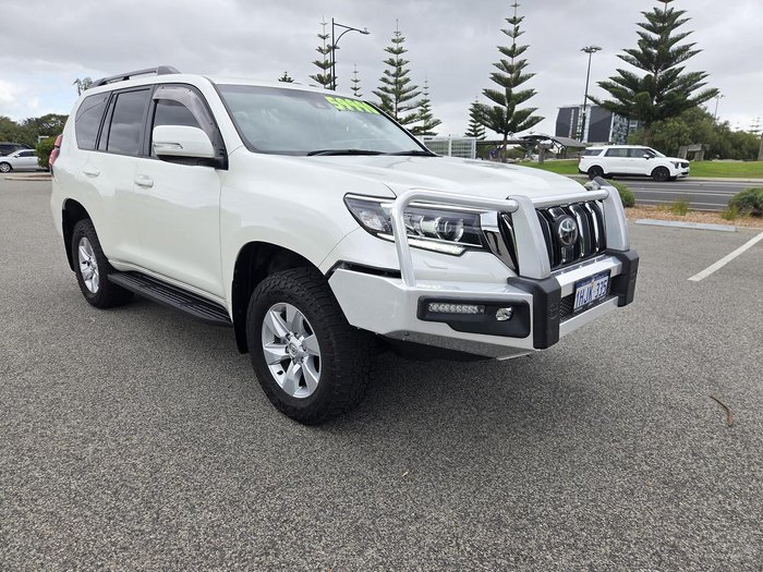 2020 Toyota Landcruiser Prado GXL GDJ150R 4X4 Dual Range White