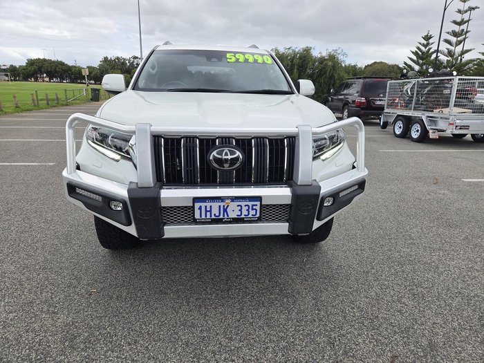 2020 Toyota Landcruiser Prado GXL GDJ150R 4X4 Dual Range White