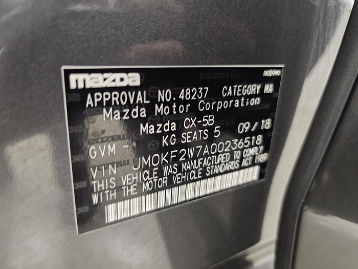 2018 Mazda CX-5 Maxx Sport KF Series Machine Grey