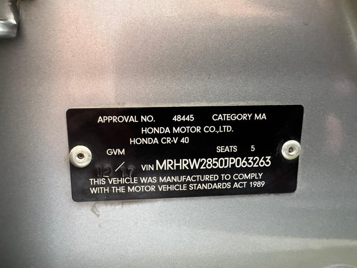 2017 Honda CR-V VTi-LX