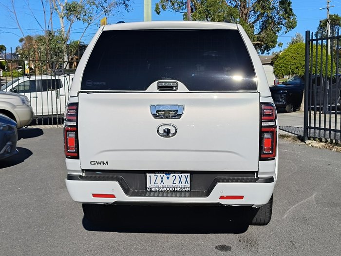 2024 GWM Ute Cannon-L NPW 4X4 Dual Range Pearl White