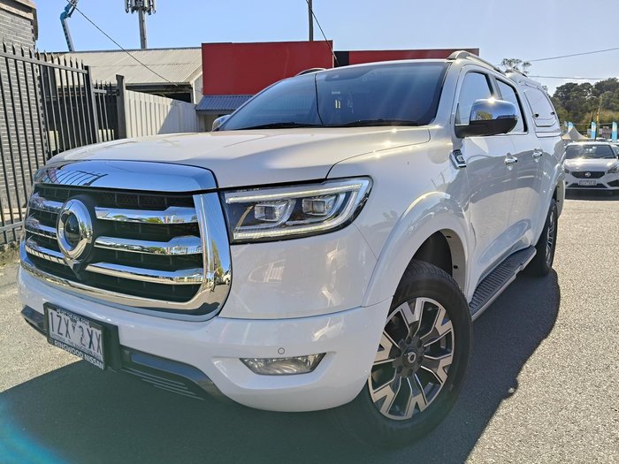 2024 GWM Ute Cannon-L NPW 4X4 Dual Range Pearl White