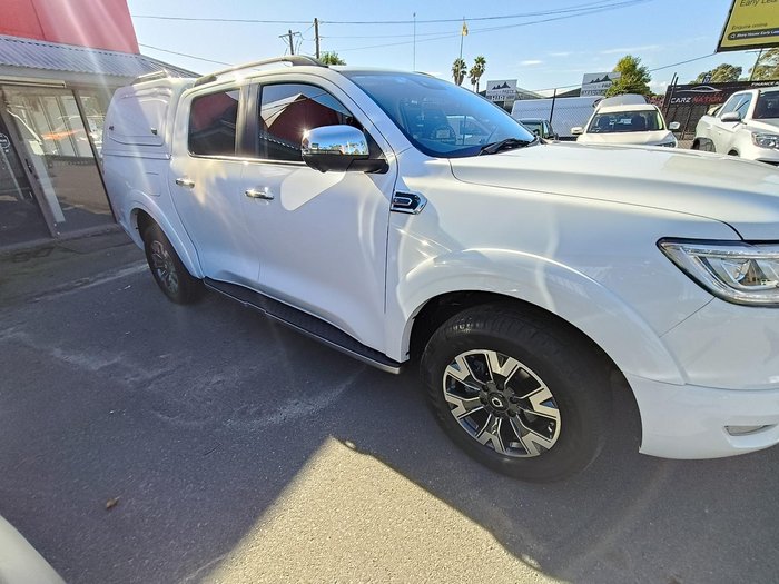 2024 GWM Ute Cannon-L NPW 4X4 Dual Range Pearl White