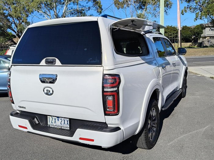 2024 GWM Ute Cannon-L NPW 4X4 Dual Range Pearl White