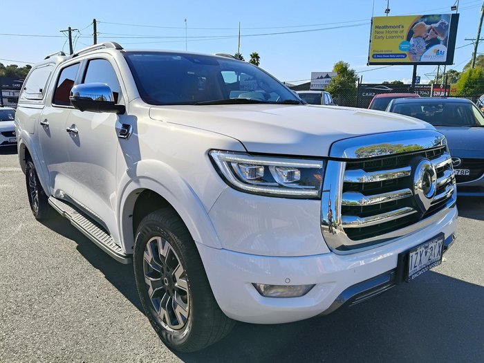 2024 GWM Ute Cannon-L NPW 4X4 Dual Range Pearl White
