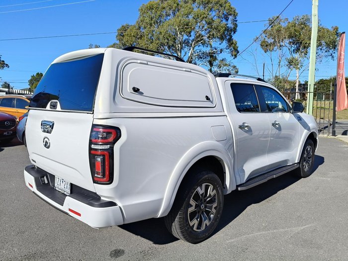 2024 GWM Ute Cannon-L NPW 4X4 Dual Range Pearl White