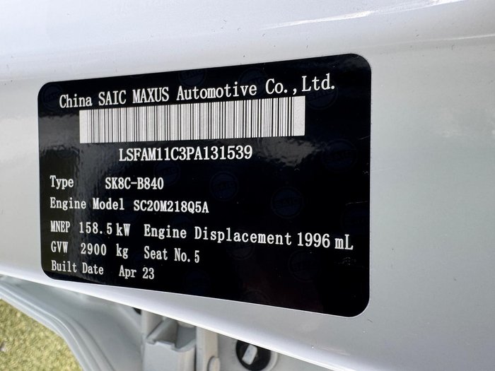 2023 LDV T60 Max LUXE
