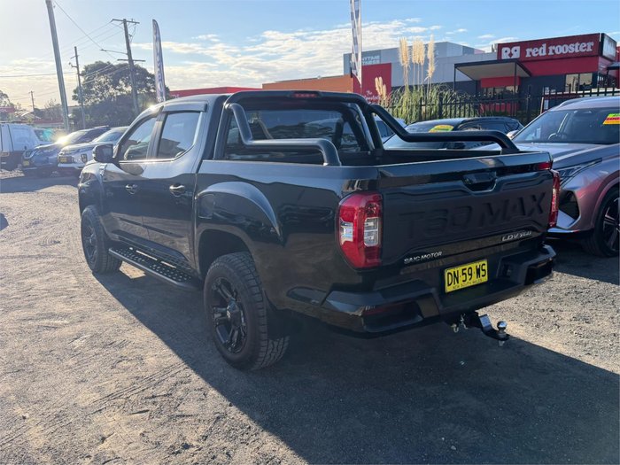 2022 LDV T60 MAX LUXE (4x4) SK8C MY23 Black
