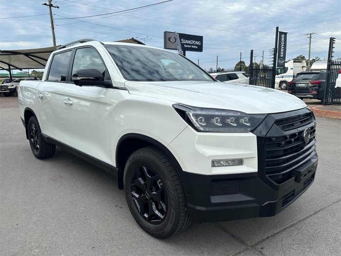 2025 KGM Musso Ultimate Q261 MY26 4X4 Dual Range Grand White