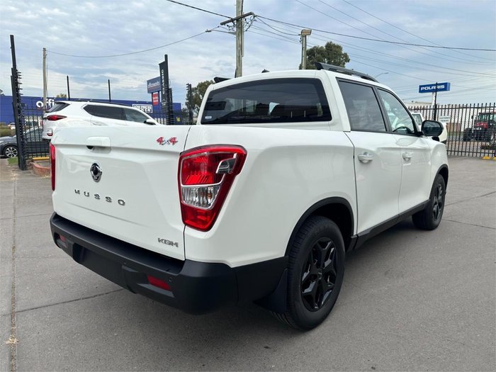 2025 KGM Musso Ultimate Q261 MY26 4X4 Dual Range Grand White