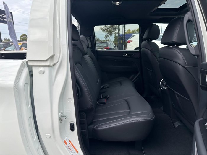 2025 KGM Musso Ultimate Q261 MY26 4X4 Dual Range Grand White