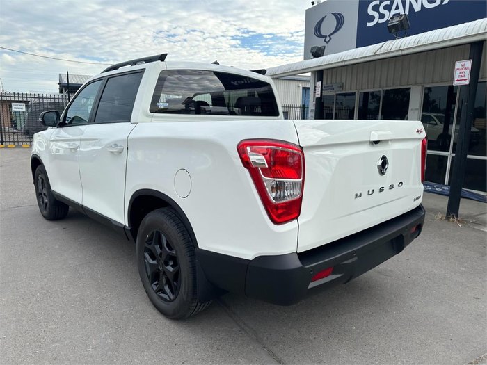 2025 KGM Musso Ultimate Q261 MY26 4X4 Dual Range Grand White
