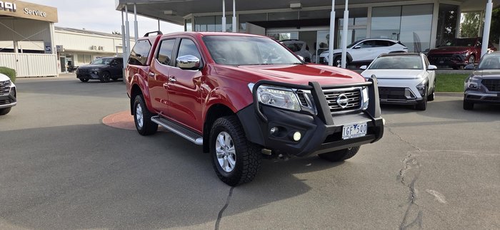 2015 Nissan Navara ST D23 4X4 Dual Range Burning Red