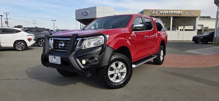 2015 Nissan Navara ST D23 4X4 Dual Range Burning Red