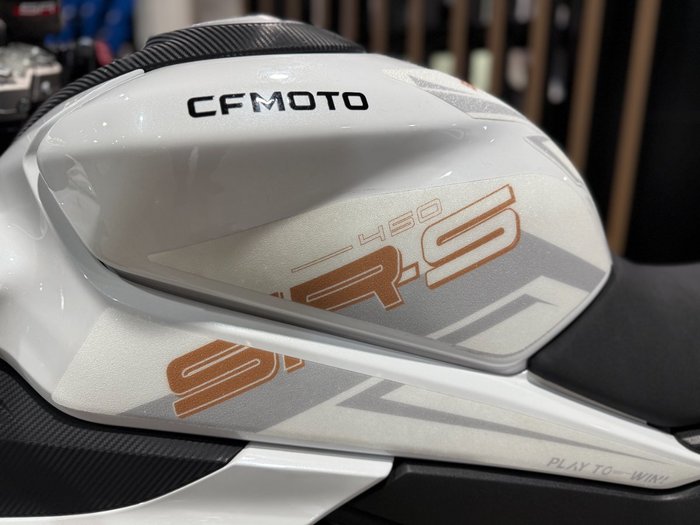 2025 CFMoto 450 SR S WHITE
