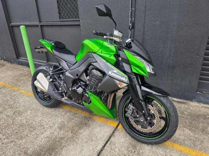 2013 Kawasaki Z1000 GREEN