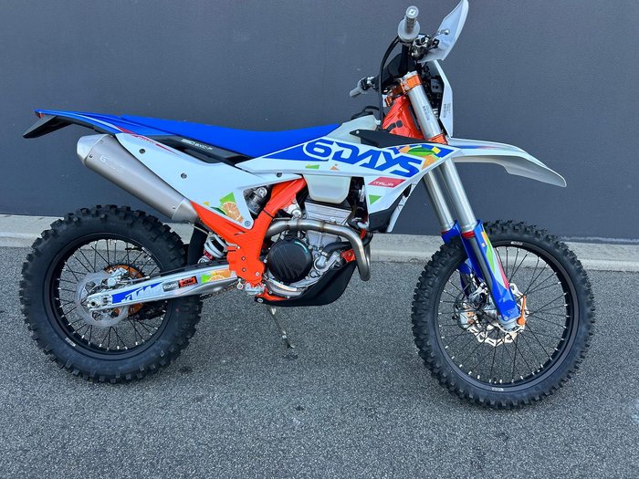 2025 KTM 350 EXC-F Six Days EXC-F White