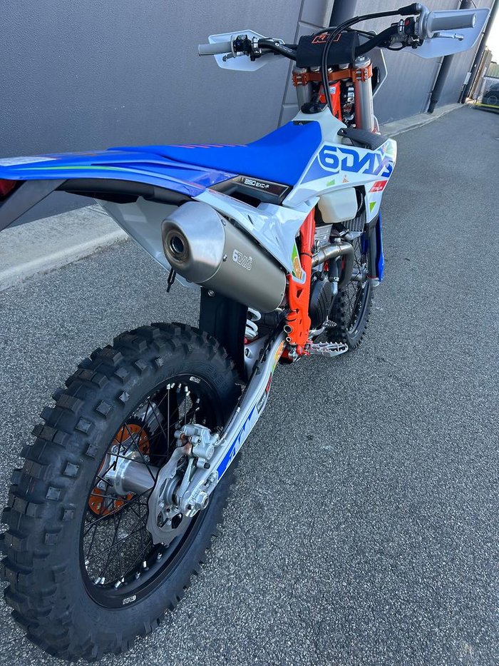 2025 KTM 350 EXC-F Six Days EXC-F White