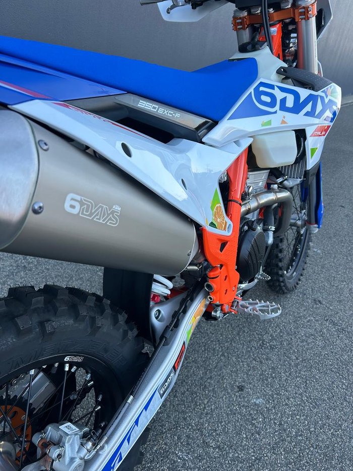 2025 KTM 350 EXC-F Six Days EXC-F White