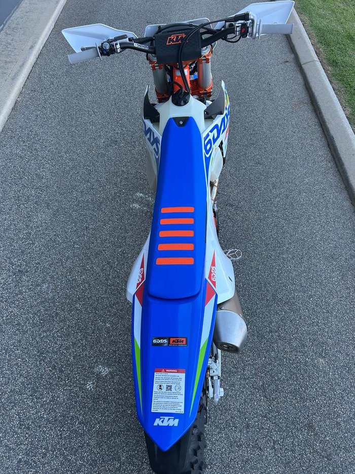 2025 KTM 350 EXC-F Six Days EXC-F White