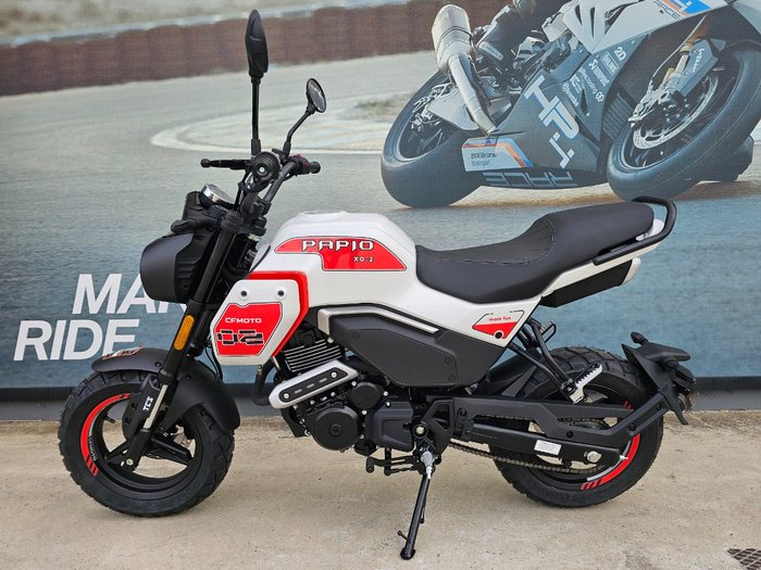 2025 CFMOTO XO PAPIO TRAIL White