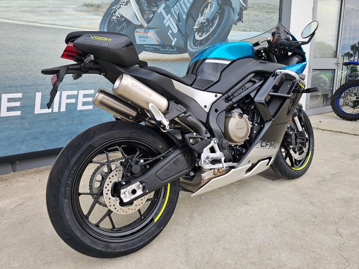 2025 CFMOTO 500 SR VOOM ZEPHYR BLU