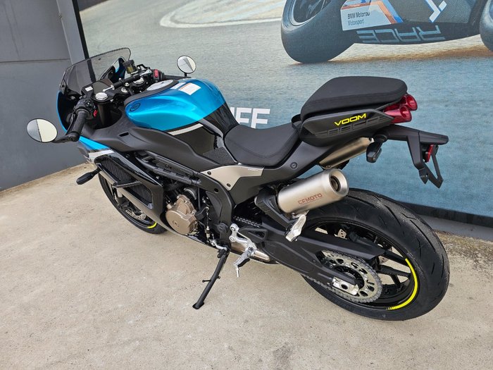 2025 CFMOTO 500 SR VOOM ZEPHYR BLU