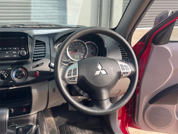 2015 Mitsubishi Triton GLX MN MY15 4X4 Dual Range Red