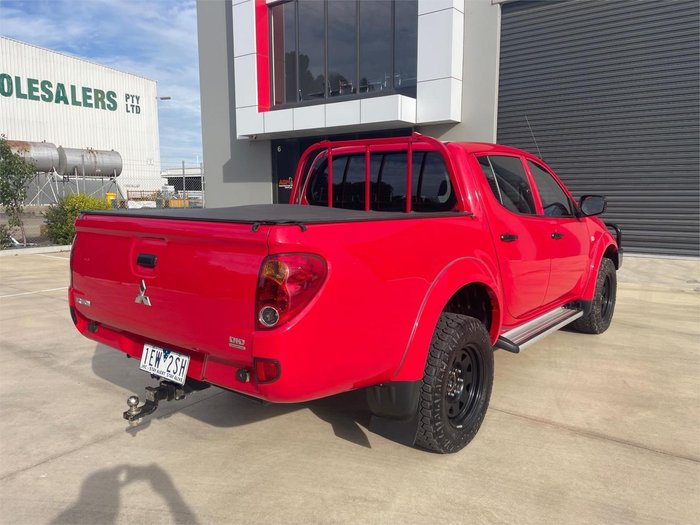 2015 Mitsubishi Triton GLX MN MY15 4X4 Dual Range Red