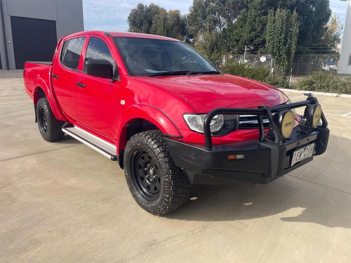 2015 Mitsubishi Triton GLX MN MY15 4X4 Dual Range Red
