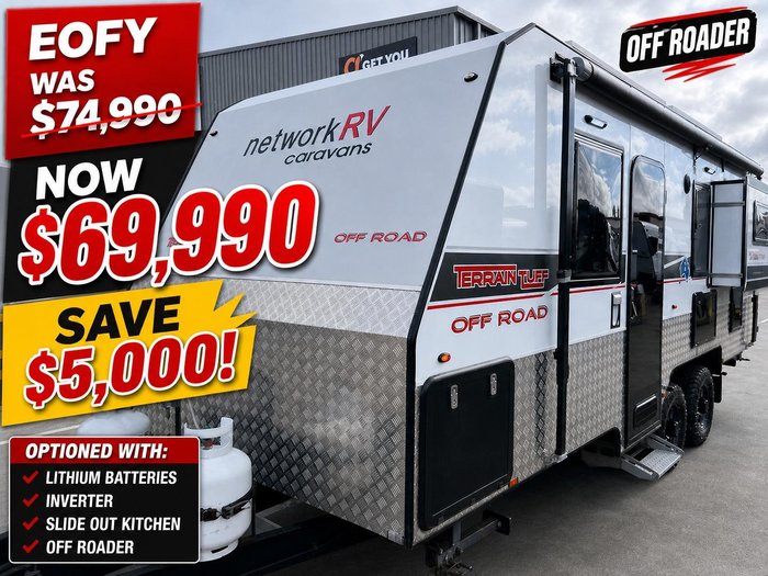 2021 Network RV Caravans Terrain Tuff Off Road 19'6'' Front Door