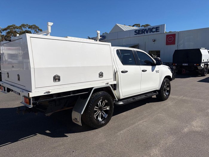 2018 Toyota Hilux SR GUN126R 4X4 Dual Range Glacier White