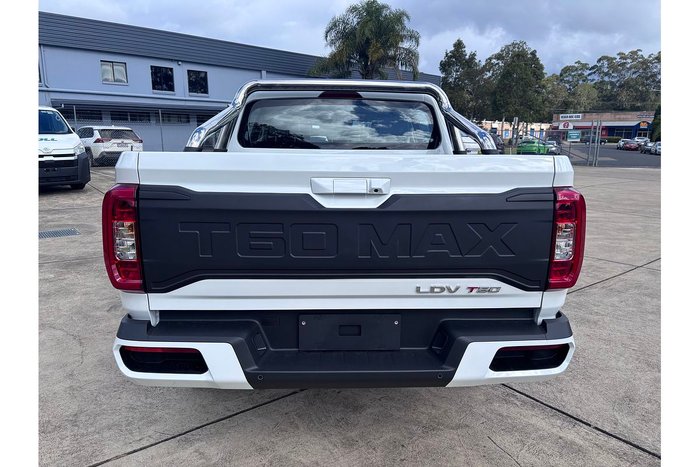 2026 LDV T60 Max PRO SK8C MY25 4X4 Dual Range BLANC WHITE (D)