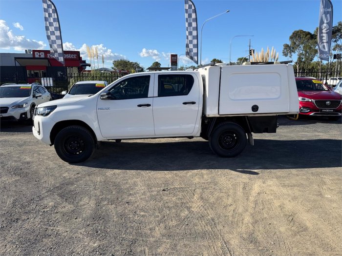 2022 TOYOTA HILUX WORKMATE (4x4) GUN125R WHITE