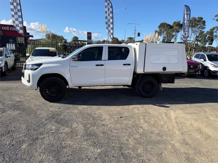 2022 TOYOTA HILUX WORKMATE (4x4) GUN125R WHITE