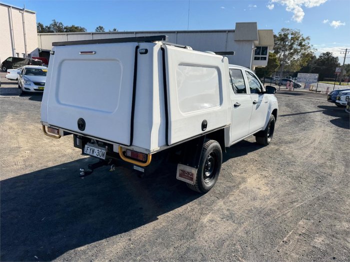 2022 TOYOTA HILUX WORKMATE (4x4) GUN125R WHITE