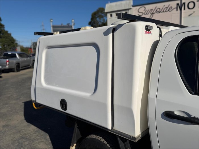 2022 TOYOTA HILUX WORKMATE (4x4) GUN125R WHITE