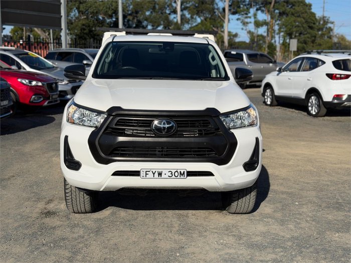 2022 TOYOTA HILUX WORKMATE (4x4) GUN125R WHITE