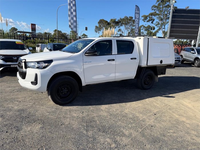2022 TOYOTA HILUX WORKMATE (4x4) GUN125R WHITE