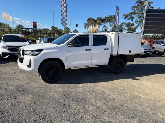 2022 TOYOTA HILUX WORKMATE (4x4) GUN125R WHITE