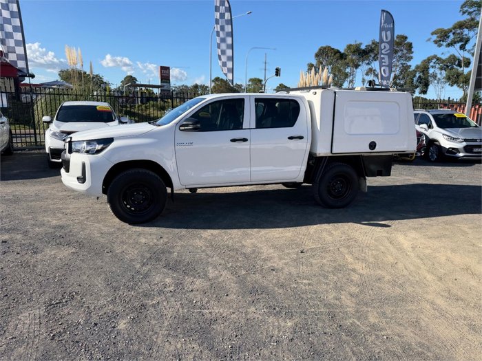 2022 TOYOTA HILUX WORKMATE (4x4) GUN125R WHITE