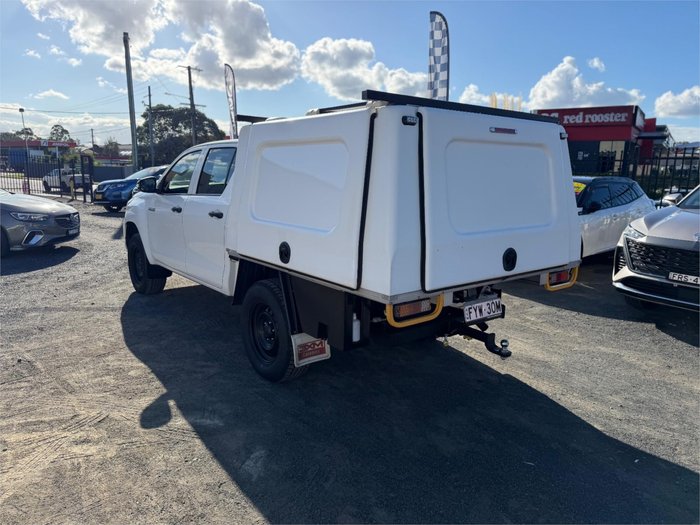 2022 TOYOTA HILUX WORKMATE (4x4) GUN125R WHITE